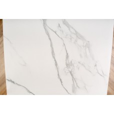 Balts izvelkams virtuves galds VIVALDI